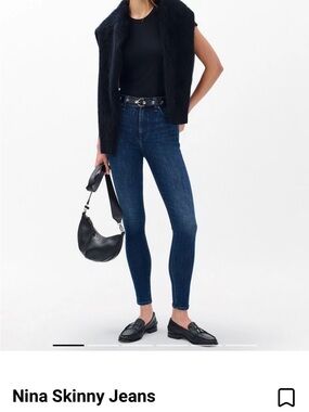 rag & bone Nina Skinny Jeans distressed